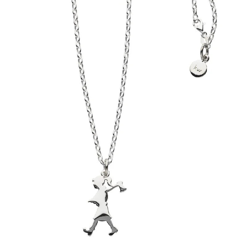 Karen Walker Girl With Axe - Sterling Silver