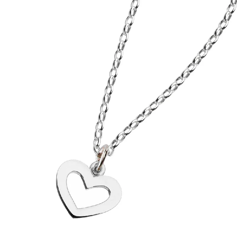 Karen Walker Heart Necklace - Sterling Silver