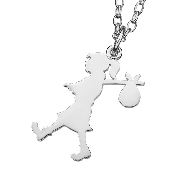 Karen Walker Large Runaway Girl - Sterling Silver