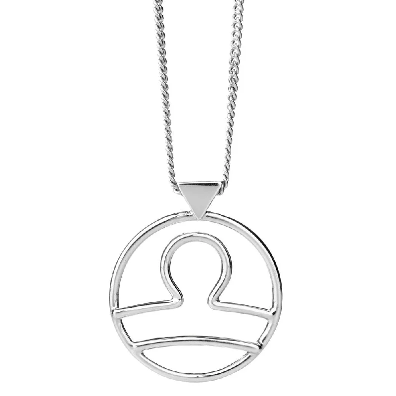 Karen Walker Libra Necklace - Sterling Silver