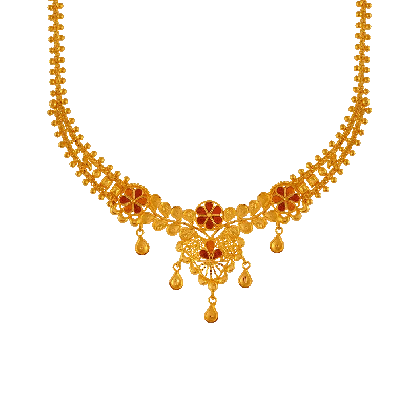 P.c. Chandra Jewellers 22KT Yellow Gold Necklace For Women