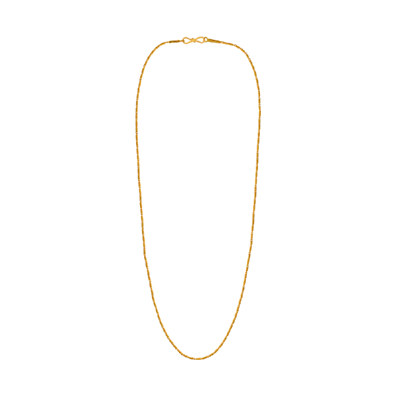 Sleek And Easy To Carry Gold Chain Design