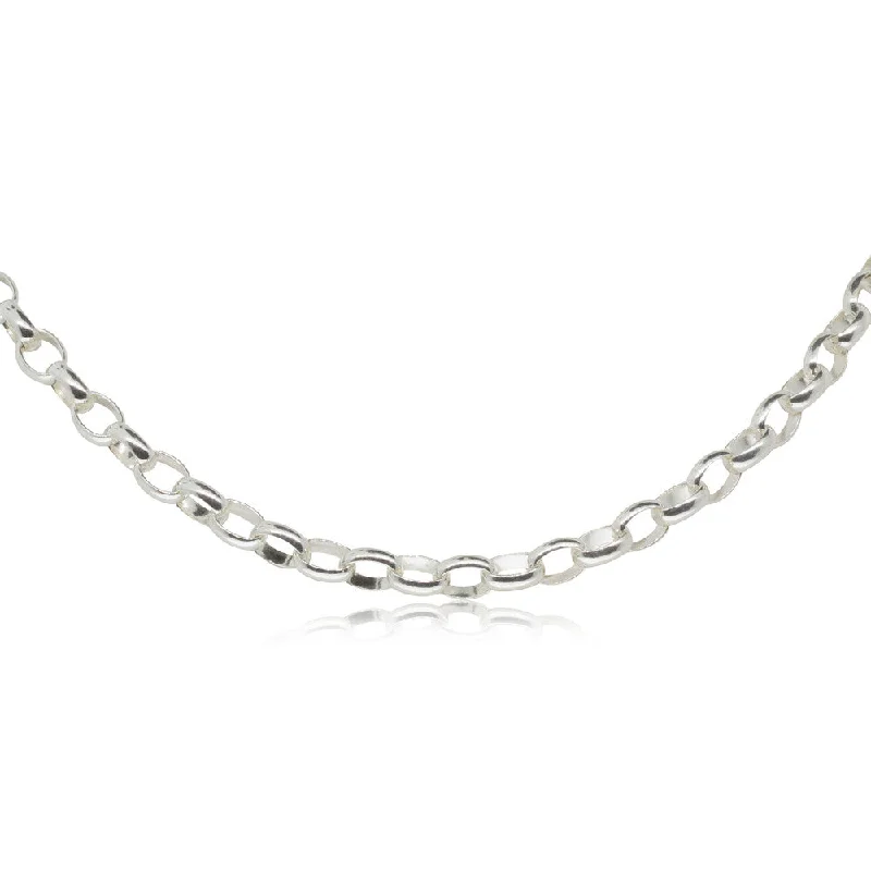 Sterling Silver Oval Belcher Chain