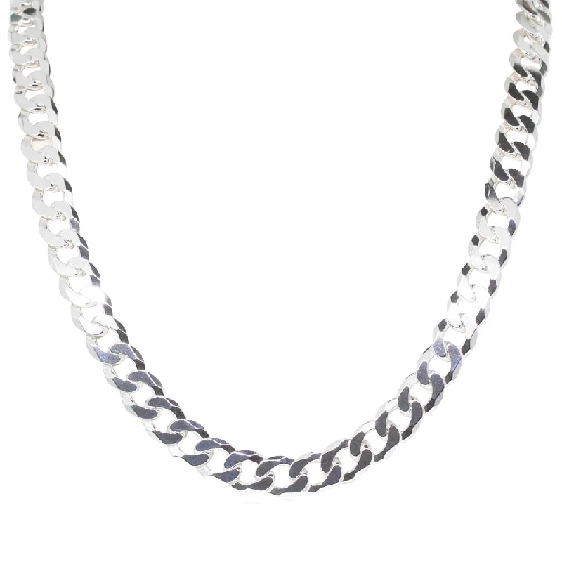 Sterling Silver Cuban Chain Necklace