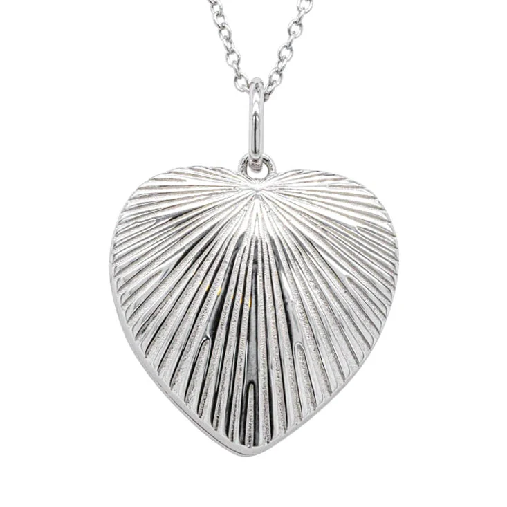 Sterling Silver Guiding Light Heart Locket