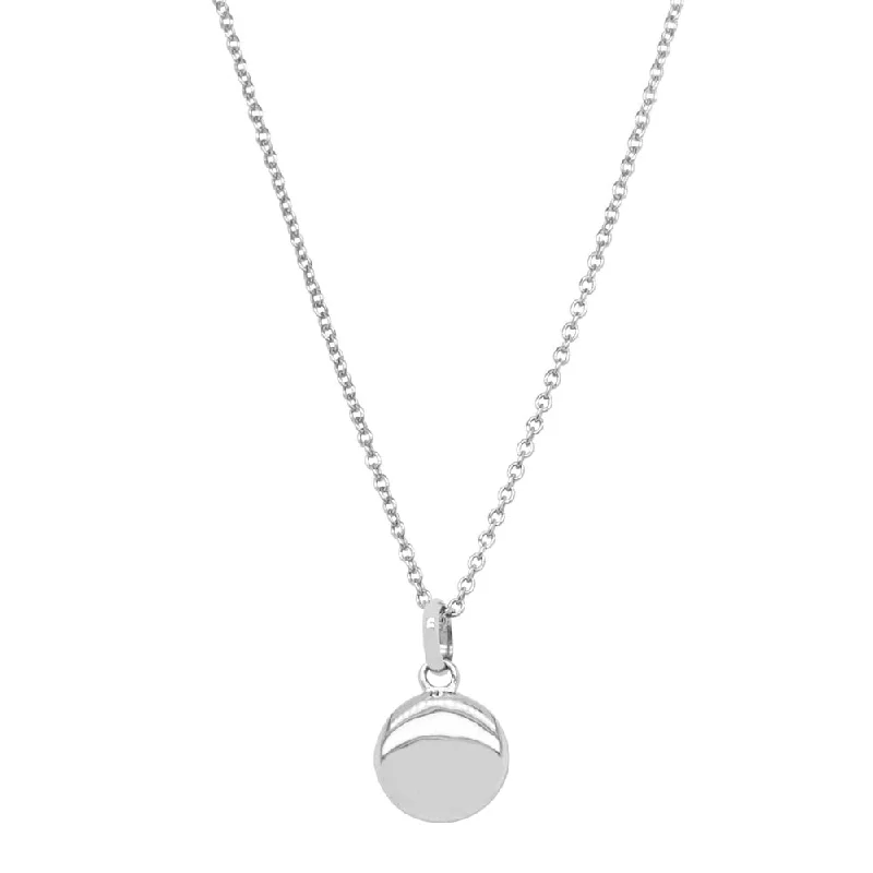 Sterling Silver Mini Pebble Pendant