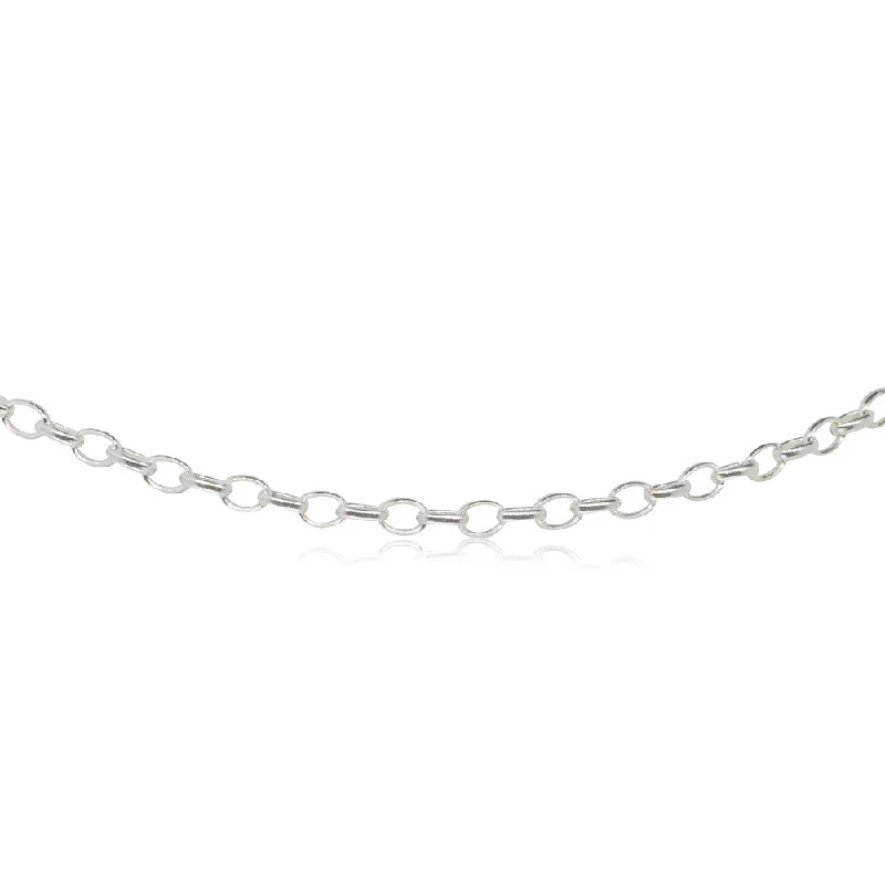 Sterling Silver Oval Belcher Chain