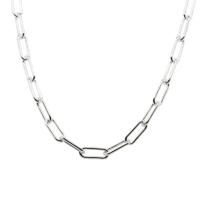 Sterling Silver Staple Link Chain