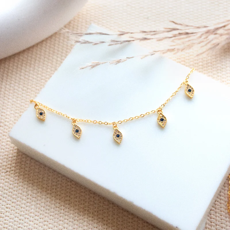 Mini Mystical Gaze Evil Eye Choker