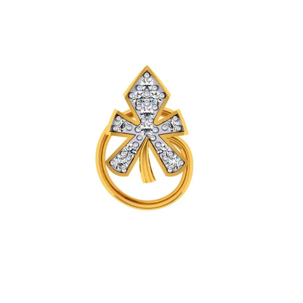 22KT (916) Yellow Gold Nosepin For Women