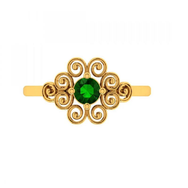 22KT (916) Yellow Gold Ring For Women