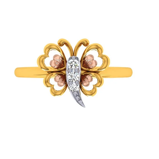 22KT (916) Yellow Gold Ring For Women