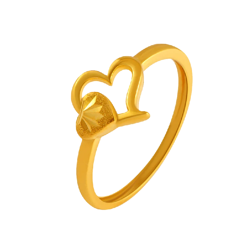 22KT Yellow Gold Ring For Women