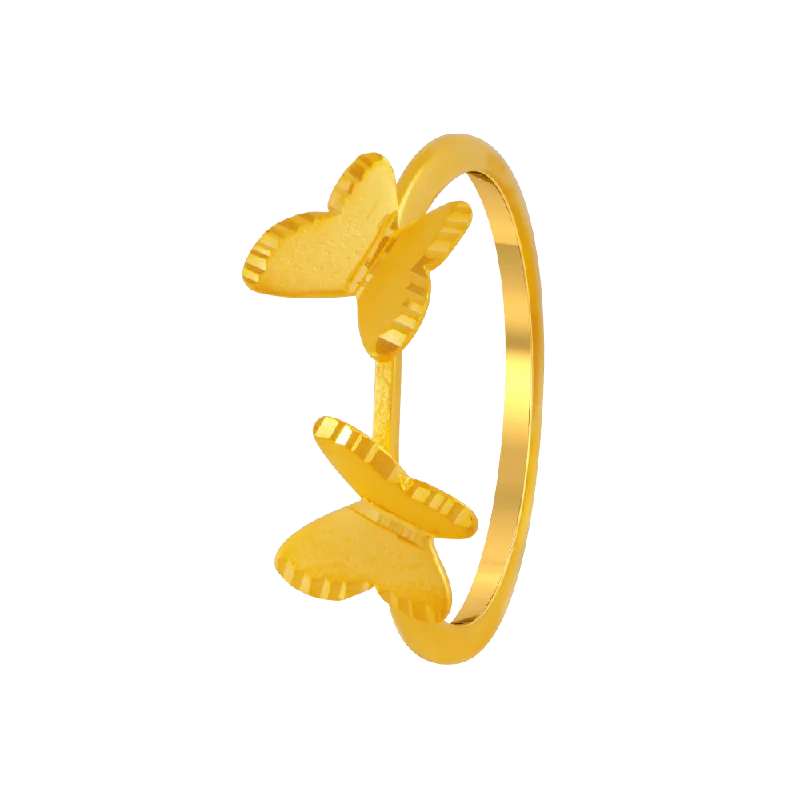 22KT Yellow Gold Ring For Women