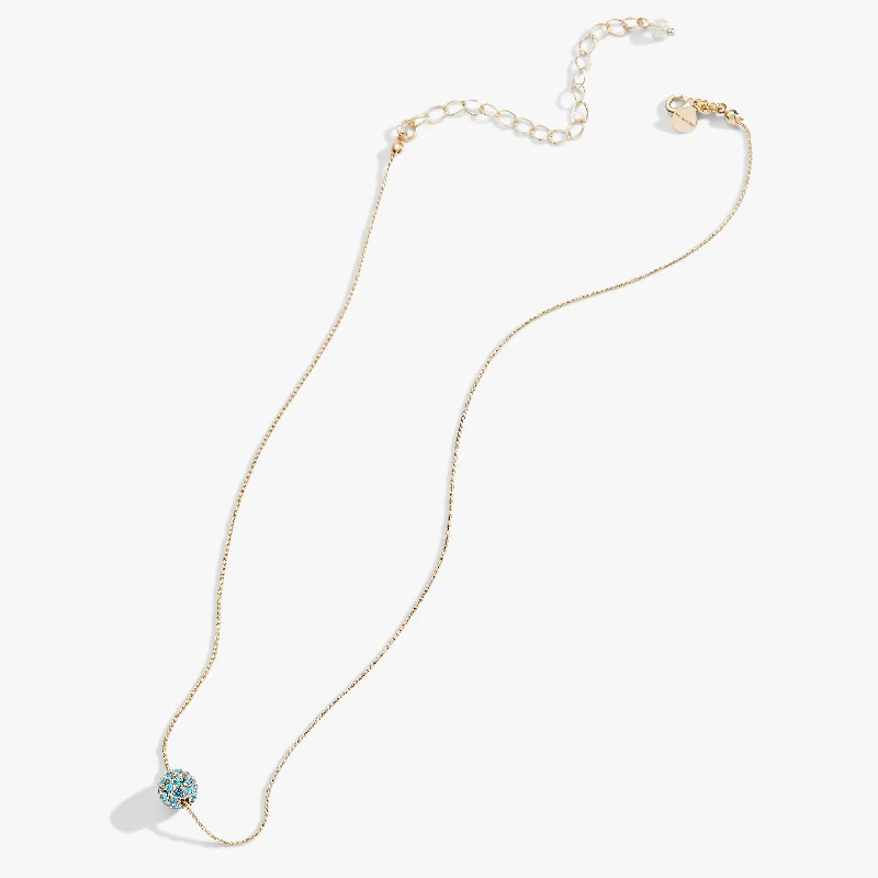 Fireball Necklace, Blue