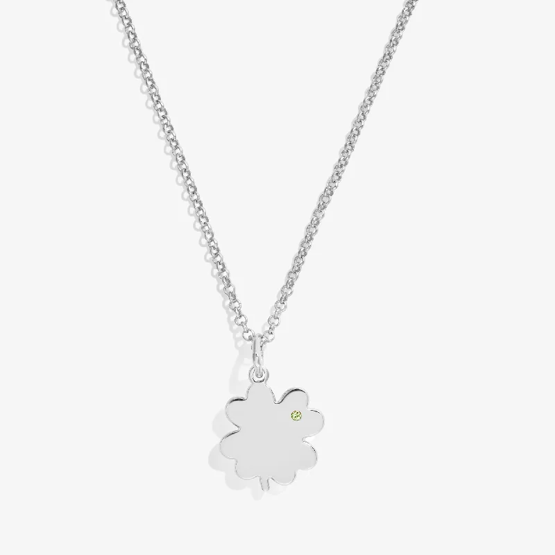 Four-Leaf Clover Necklace, 21"