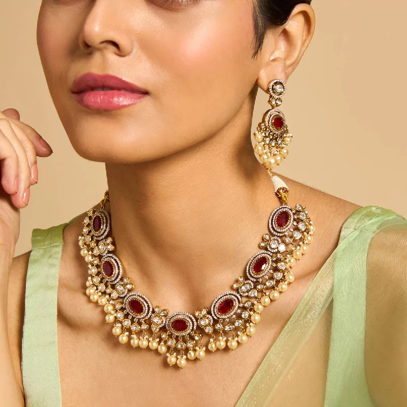 Kundan Necklace 173034